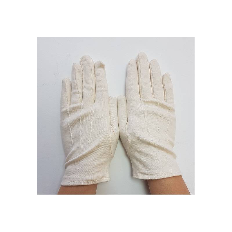 Gant blanc en coton & polyester - Le gars des gants