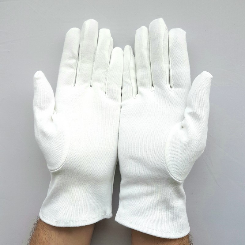 Gant blanc en coton pour petites et grandes mains : Notre Best seller.