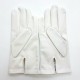 Gants Blancs Cuir Agneau Homme.