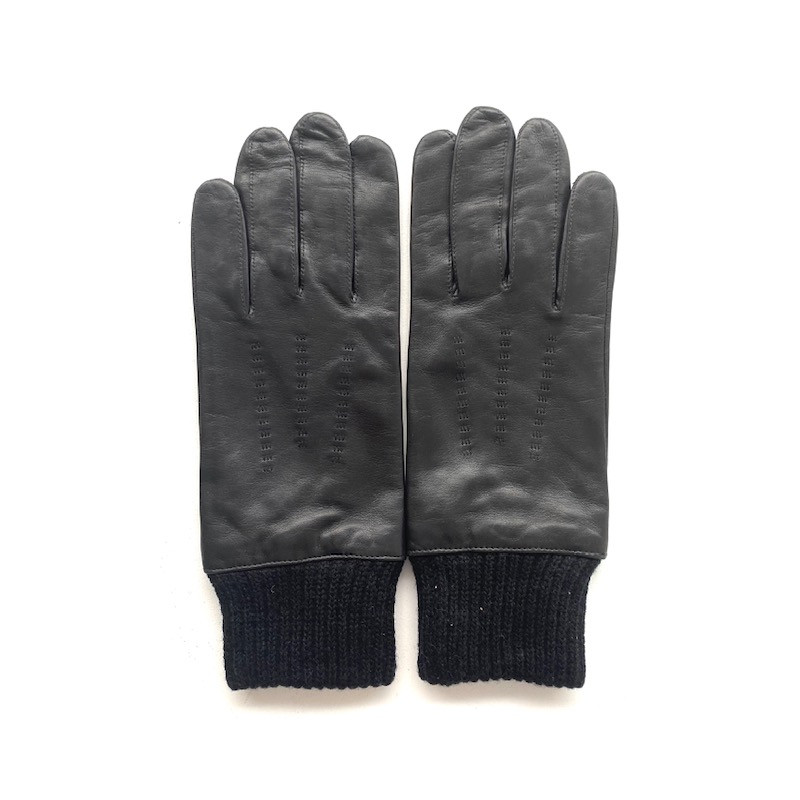 Gants Homme Cuir Chèvre Gaspard Doublé Chaud.