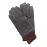 Gant en cuir Marron doublé pour homme "GASPARD".
