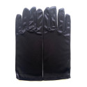 Gants classiques NOIRS Satin Taille Unique.