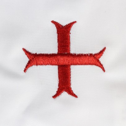 Gant Blanc Coton Croix Templiére, Croix de St andrée, Croix Pattée.