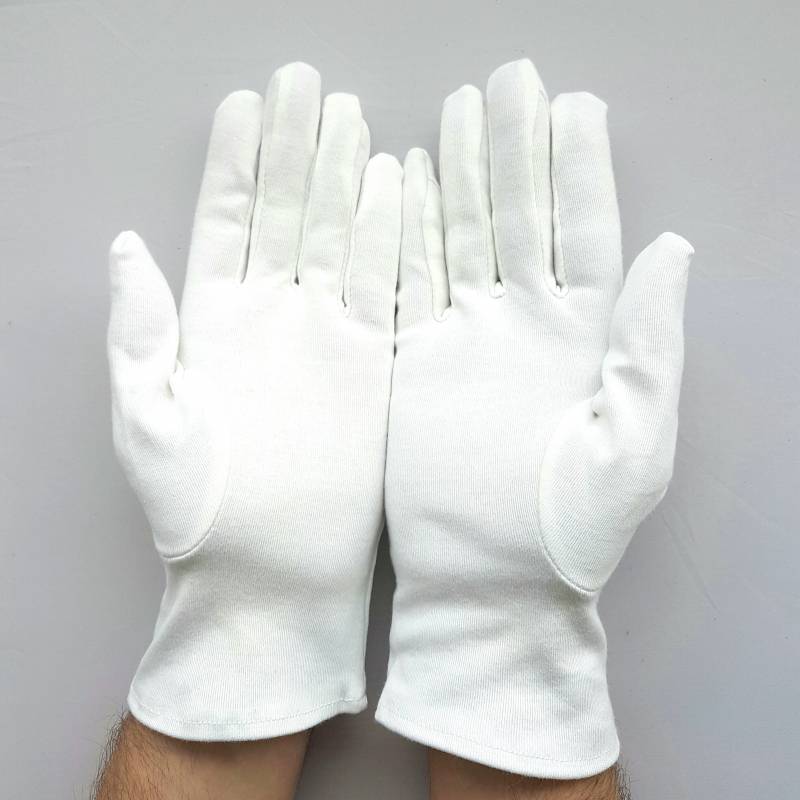 Gant Blanc Coton Franc Maçon pour femme et homme : le basique
