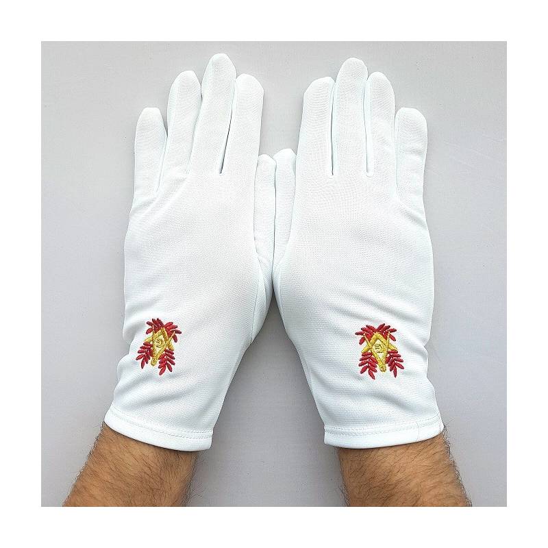 Gants blancs maçonniques coton - La Boutique Maçonnique