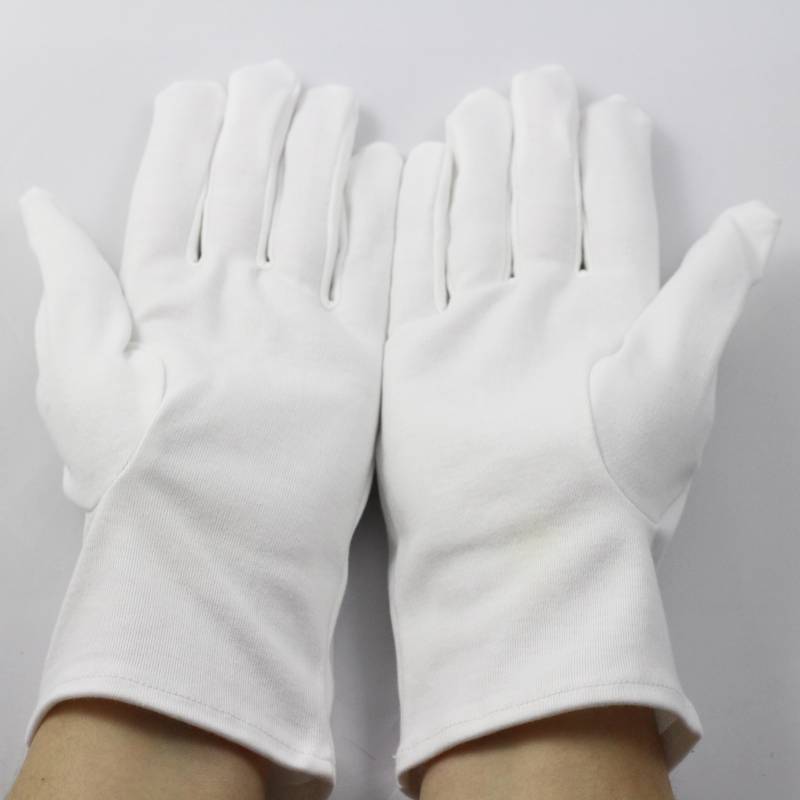 GANTS BLANCS COTON N°12 HOMME la paire